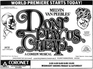 <i>Dont Play Us Cheap</i> 1973 American film