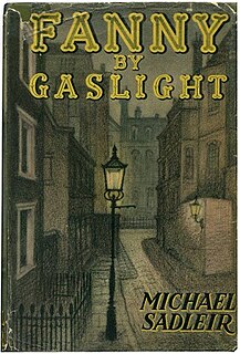 <i>Fanny by Gaslight</i> (novel) book by Michael Sadleir