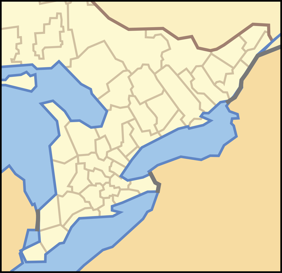 Map Of South Western Ontario File:southern Ontario Locator Map.svg - Wikipedia