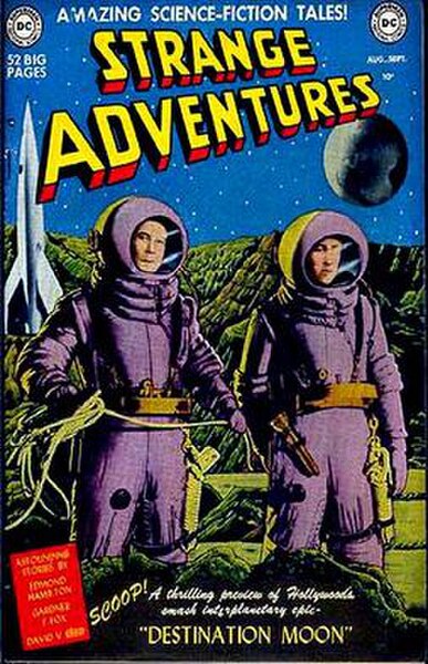 Strange Adventures #1 (September 1950), art by Howard Sherman.