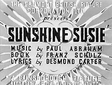 Sunshine Susie (película de 1931) .jpg