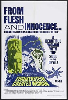 <i>Frankenstein Created Woman</i> 1967 British film