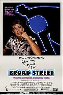 <i>Give My Regards to Broad Street</i> (film) 1984 film