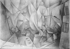 Jean Metzinger, 1911-12, Přístav, umístění neznámé, reprodukováno v du „kubismu“ 1912.jpg
