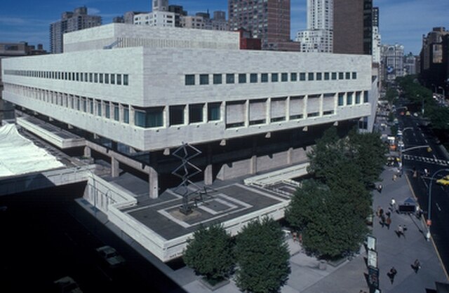The Juilliard School at the Lincoln Center as initially opened in 1969