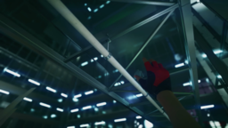Pre-alpha gameplay screenshot of Mirror's Edge Catalyst. Like the original game, Faith is able to traverse environments using various environmental objects, such as the walkway rail pictured here. Mirror's Edge Catalyst gameplay screenshot.png