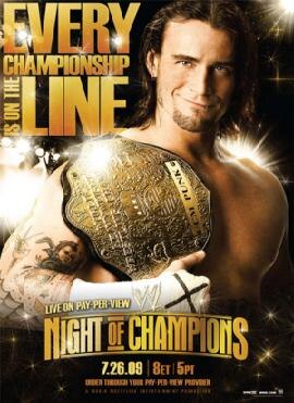 Promotion poster featuring CM Punk holding the World Heavyweight Championship