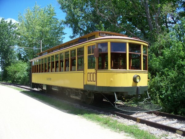 Restored TCRT streetcar No. 1239, Excelsior Streetcar Line