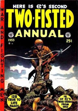 Two-Fisted Annual (1953). Cover art by Jack Davis