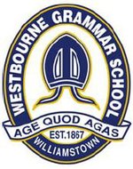 Westbourne Grammar School crest. Source: www.westbournegrammar.com (Westbourne website)