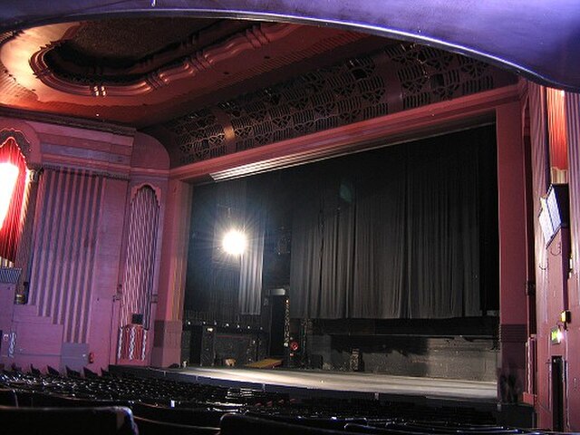 Stage of the Carling Apollo, where Minogue performed