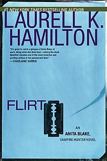 <i>Flirt</i> (novel) 2010 erotic thriller by Laurell K. Hamilton