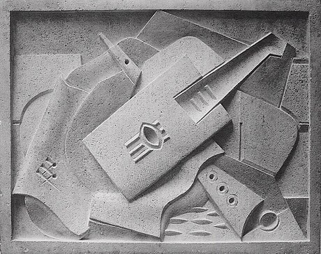 Jacques Lipchitz, 1918, Instruments de musique (Still Life), bas relief, stone