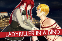 Title visual of the 2016 erotic novel Ladykiller in a Bind by Christine Love