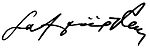 Satyajit Ray signature in English