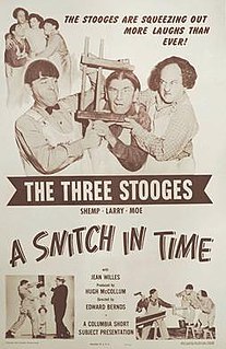 <i>A Snitch in Time</i> 1950 film by Edward Bernds