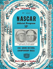 1961 Wilkes 200 program penutup.