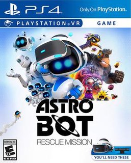 <i>Astro Bot Rescue Mission</i> 2018 platform game developed by Japan Studio