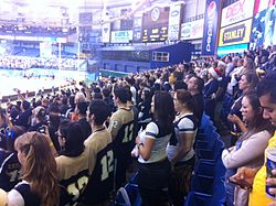 Panther fans at the 2011 Beef 'O' Brady's Bowl in Saint Petersburg, Florida. FIU 2011 Beef OBrady's Bowl.jpg