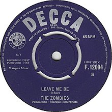 Deixe-me em paz por The Zombies.jpg