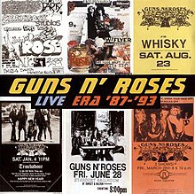 最終値下げ　GUNS N` ROSES LIVE ERA 87-‘93  LP