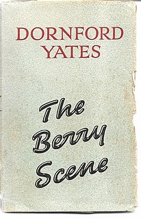 <i>The Berry Scene</i> 1947 short story collection by Dornford Yates