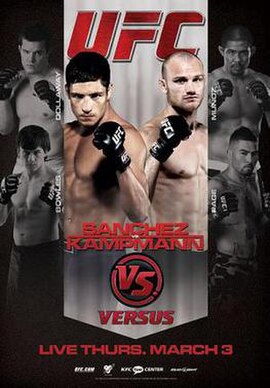 The poster for UFC Live: Sanchez vs. Kampmann