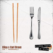 Cover of Vivere tutte le vite by Elisa and Carl Brave 2019.jpg