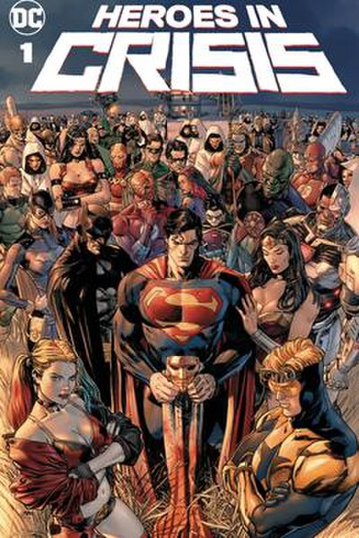 Cover of Heroes in Crisis #1 (September 26, 2018). Art by Clay Mann.