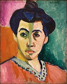 Portrait of Madame Matisse (The green line), (1905)