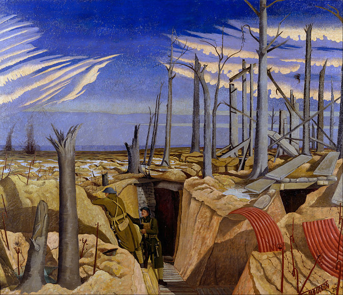 File:Nash, John (RA) - Oppy Wood, 1917. Evening - Google Art Project.jpg