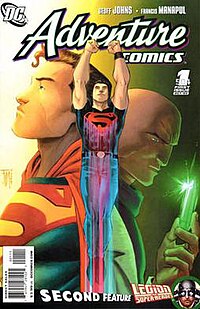 Cover of Adventure Comics #504 vol. 2 #1, art by Francis Manapul. Adventure comics v2 01.jpg