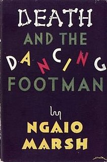 <i>Death and the Dancing Footman</i> 1942 book by Ngaio Marsh