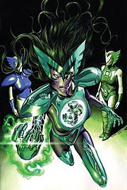 Boodikka as an Alpha Lantern. Green Lantern Corps no. 22 "The Curse of the Alpha-Lantern", part two.jpg