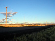 The towers for KOWB located south of Laramie. Kowbtower.jpg