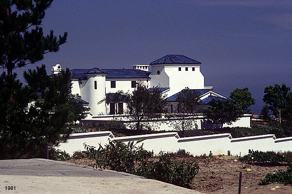 Santa Barbara Estate, 1981, California.