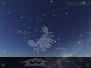 The Time Machine function allows users to explore the night sky at different dates and times. StarWalk-iPad-screenshot.png