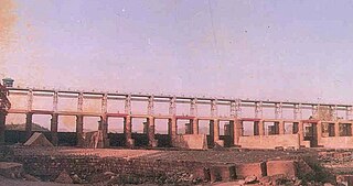 Tajewala Barrage Dam in Yamunanagar district, Haryana