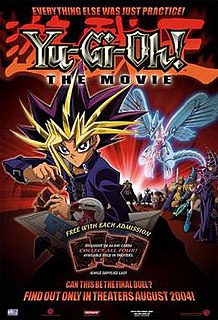 <i>Yu-Gi-Oh! The Movie: Pyramid of Light</i> 2004 Japanese-American animated adventure fantasy film by Hatsuki Tsuji