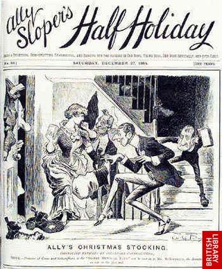 <i>Ally Slopers Half Holiday</i> British comics magazine