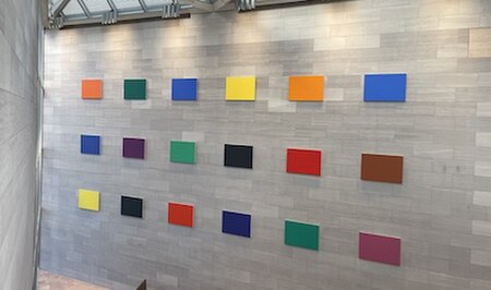 Color Panels for a Large Wall (1978) at the National Gallery of Art in 2022