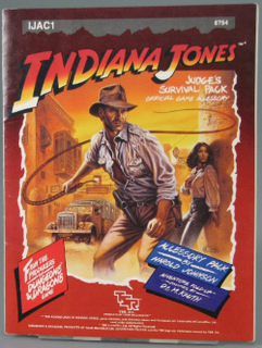 <i>Indiana Jones Judges Survival Pack</i> Tabletop role-playing game supplement