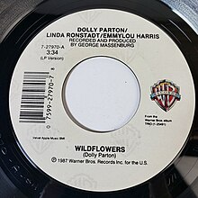 Dolly Parton Linda Ronstadt Emmylou Harris Wildflowers Single.jpg