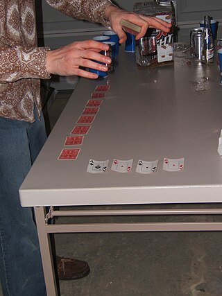 <span class="mw-page-title-main">Horserace (drinking game)</span> Drinking game played with playing cards