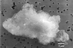 Image 73Smooth chondrite interplanetary dust particle. (from Cosmic dust)