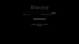 The Blackle Homepage (as of January 2021
)
The Blackle Homepage (as of April 2007) Blackle-screenshot.png