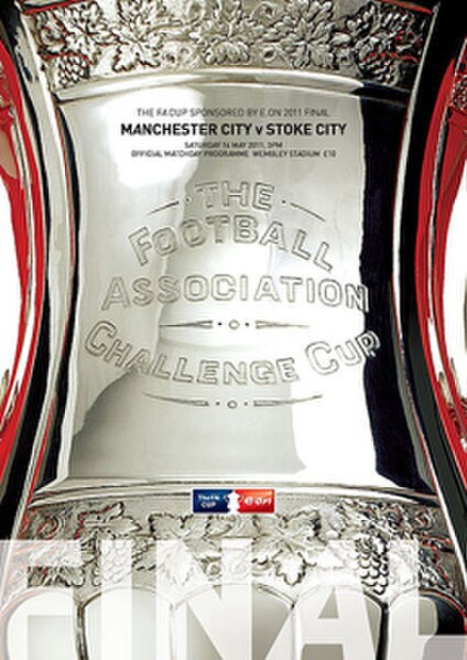 The match programme cover.