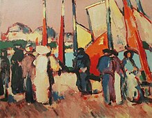 J. D. Fergusson, People and Sails (1910) JD Fergusson, People and Sails.jpg