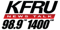 KFRU 1400 AM and 98.9 FM logo.png