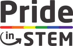 Il logo di Pride in STEM